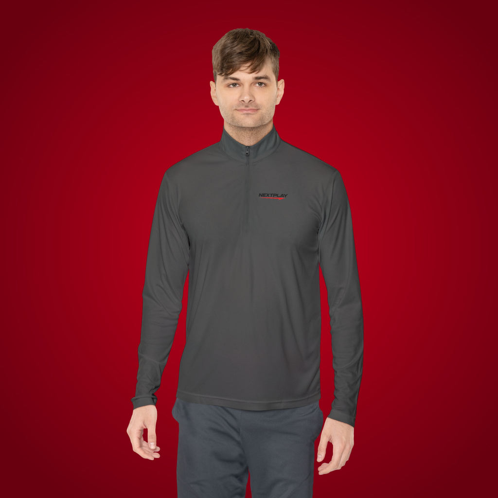 Sports Quarter-Zip Pullover — Performance Athletic Pullover