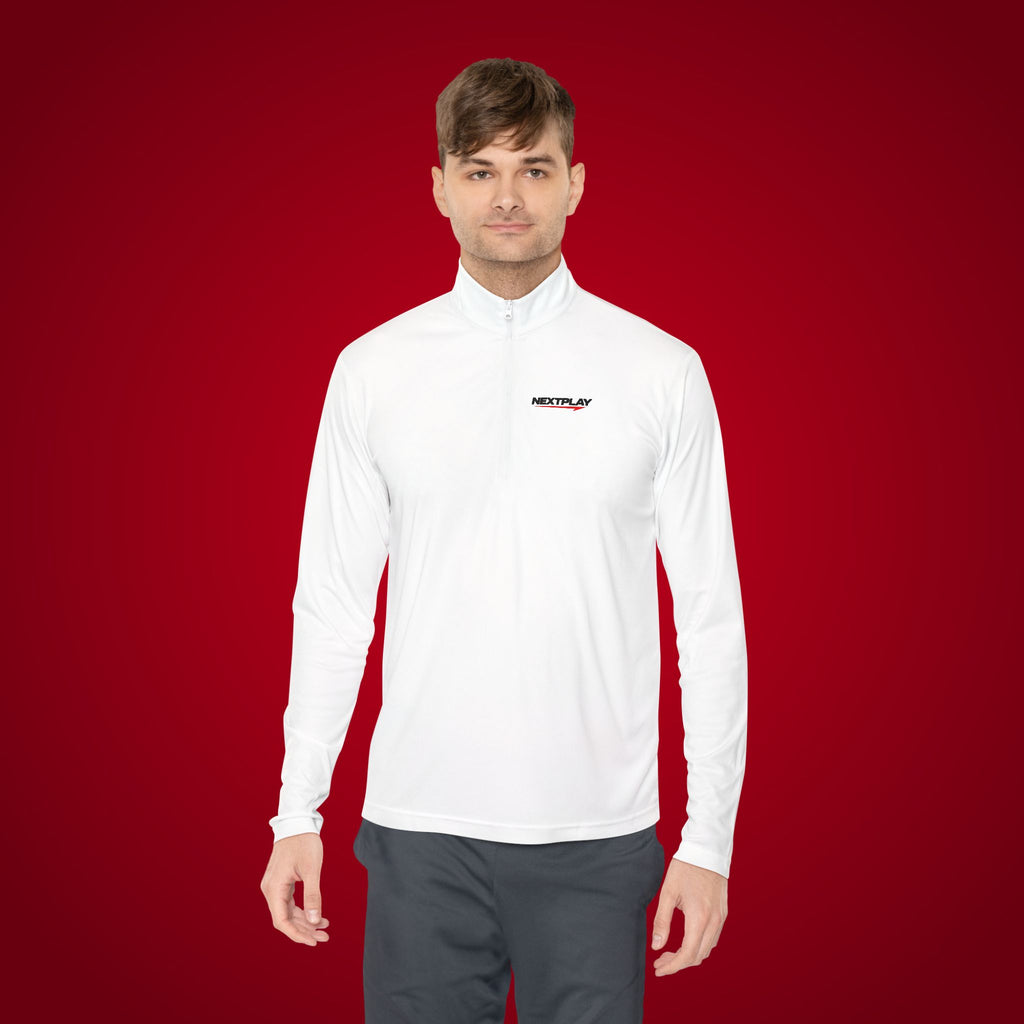 Sports Quarter-Zip Pullover — Performance Athletic Pullover