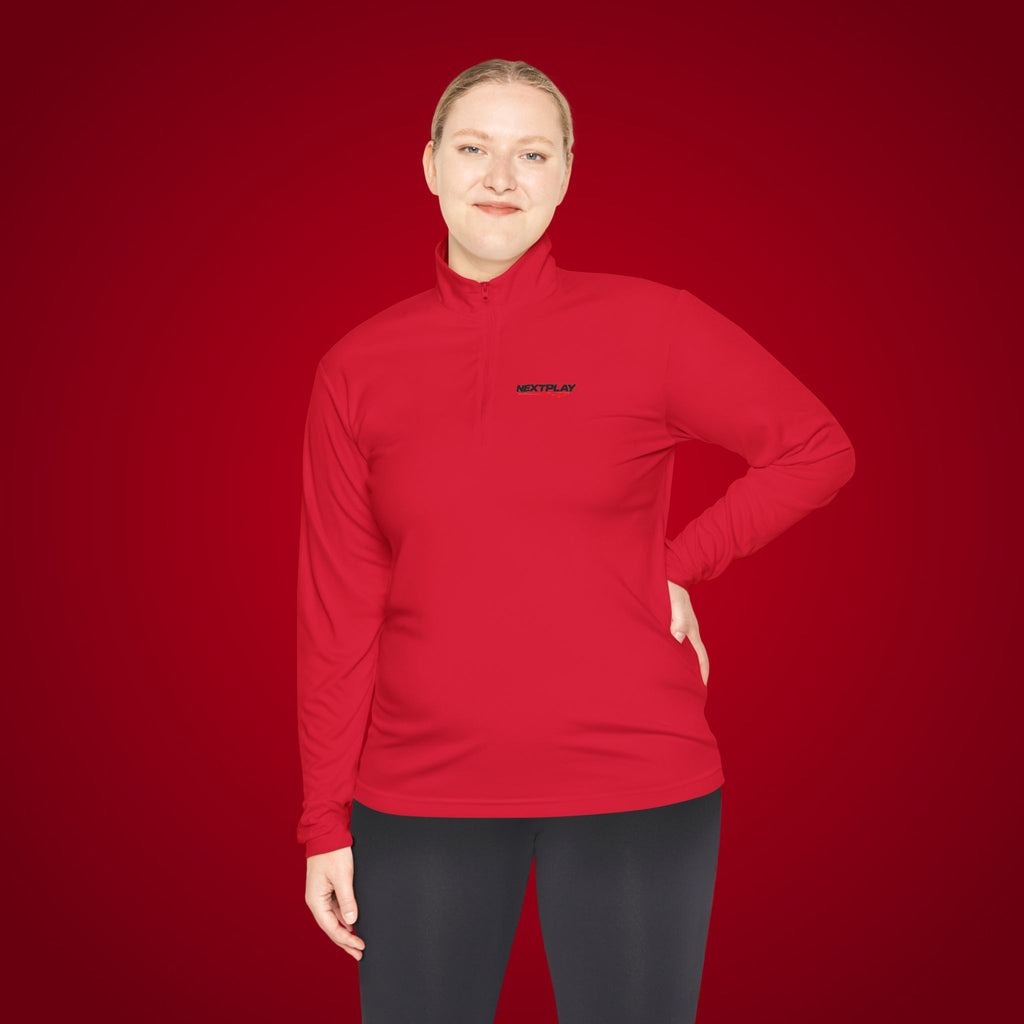 Sports Quarter-Zip Pullover — Performance Athletic Pullover