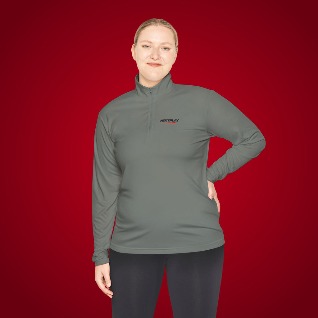 Sports Quarter-Zip Pullover — Performance Athletic Pullover