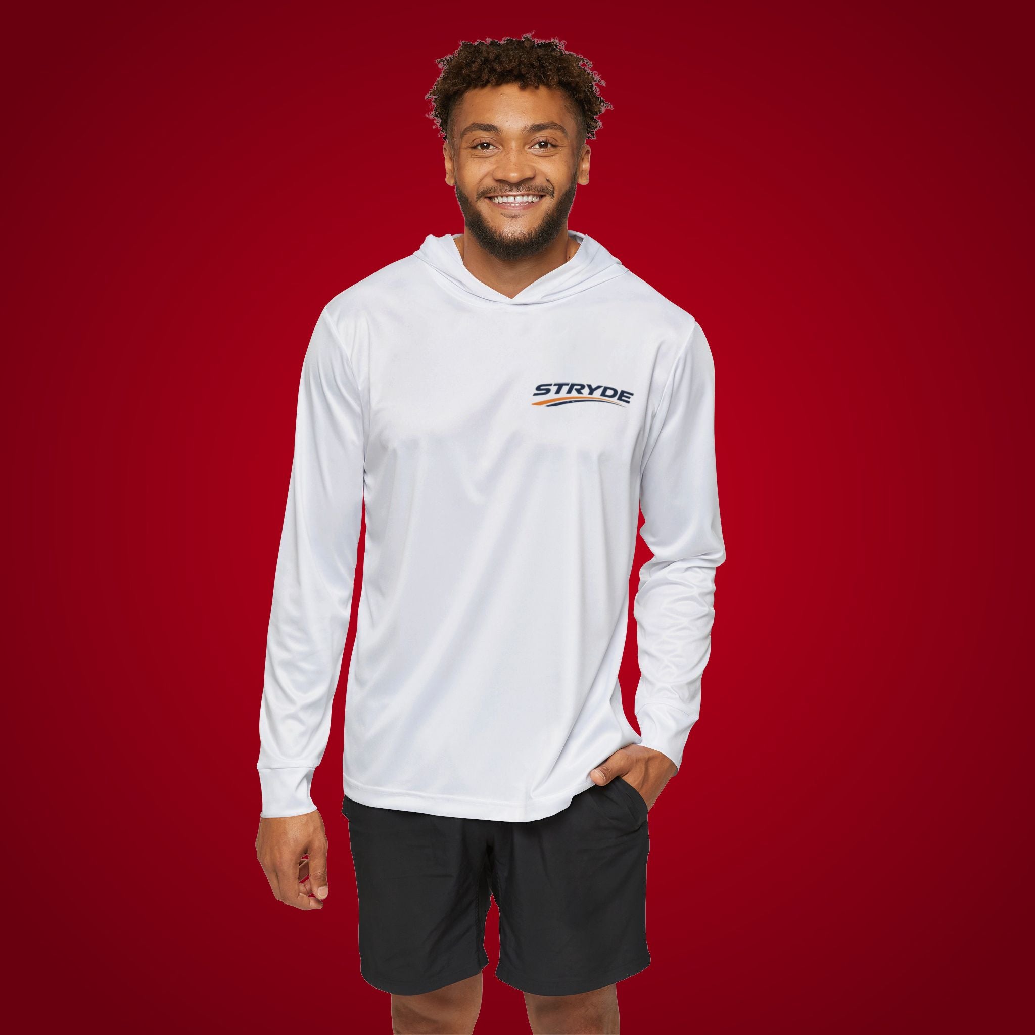 White warm up sweater