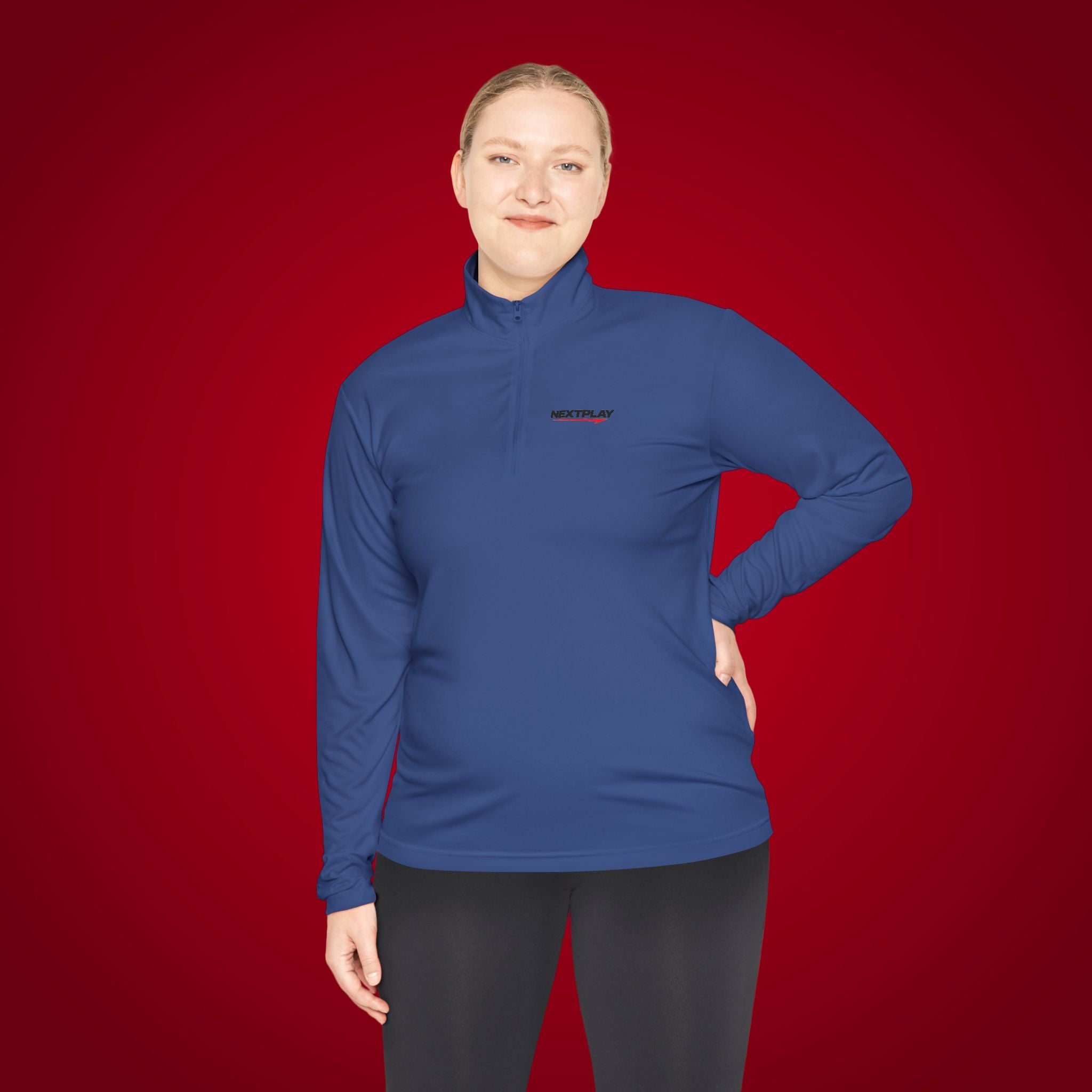 Sports Quarter-Zip Pullover — Performance Athletic Pullover