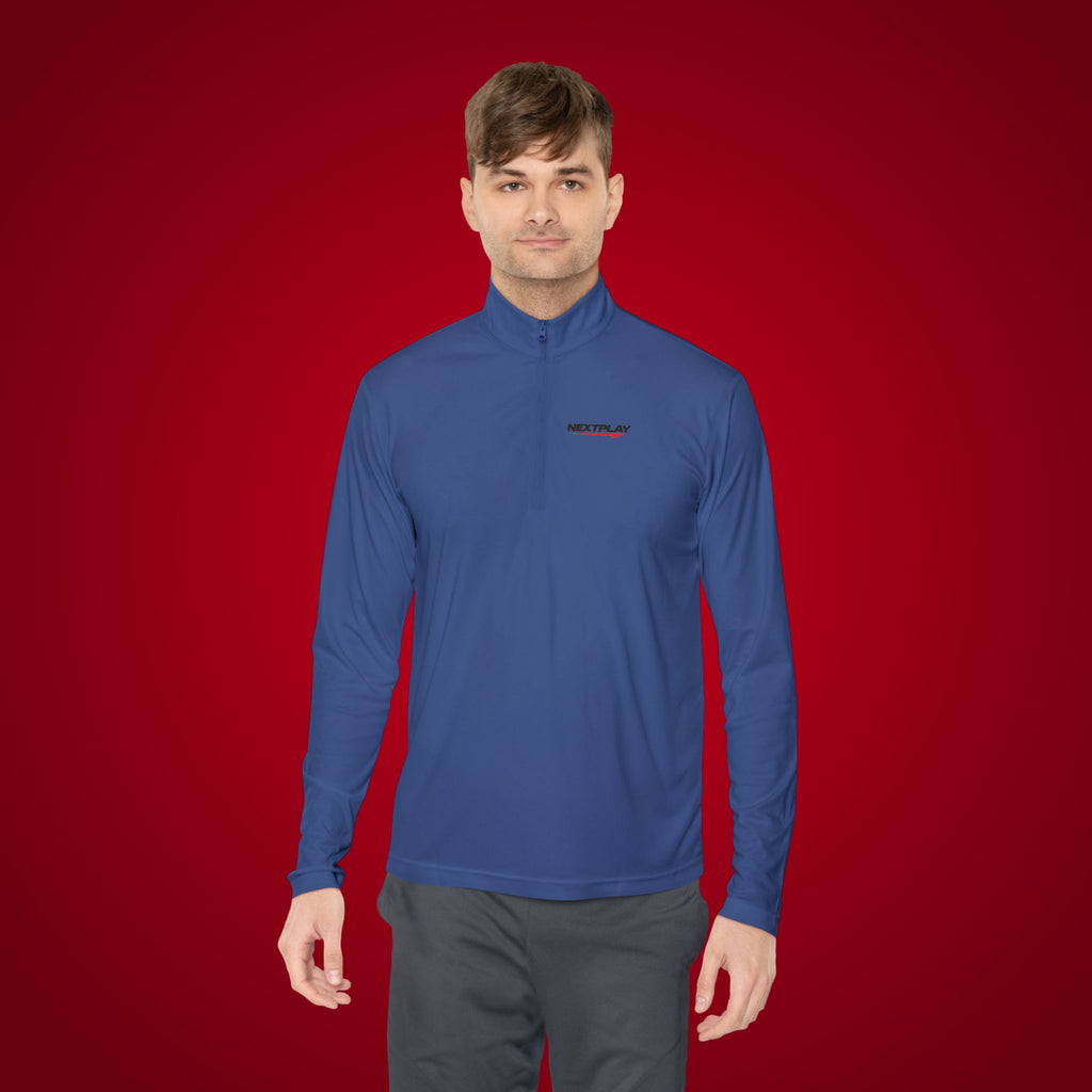 Sports Quarter-Zip Pullover — Performance Athletic Pullover