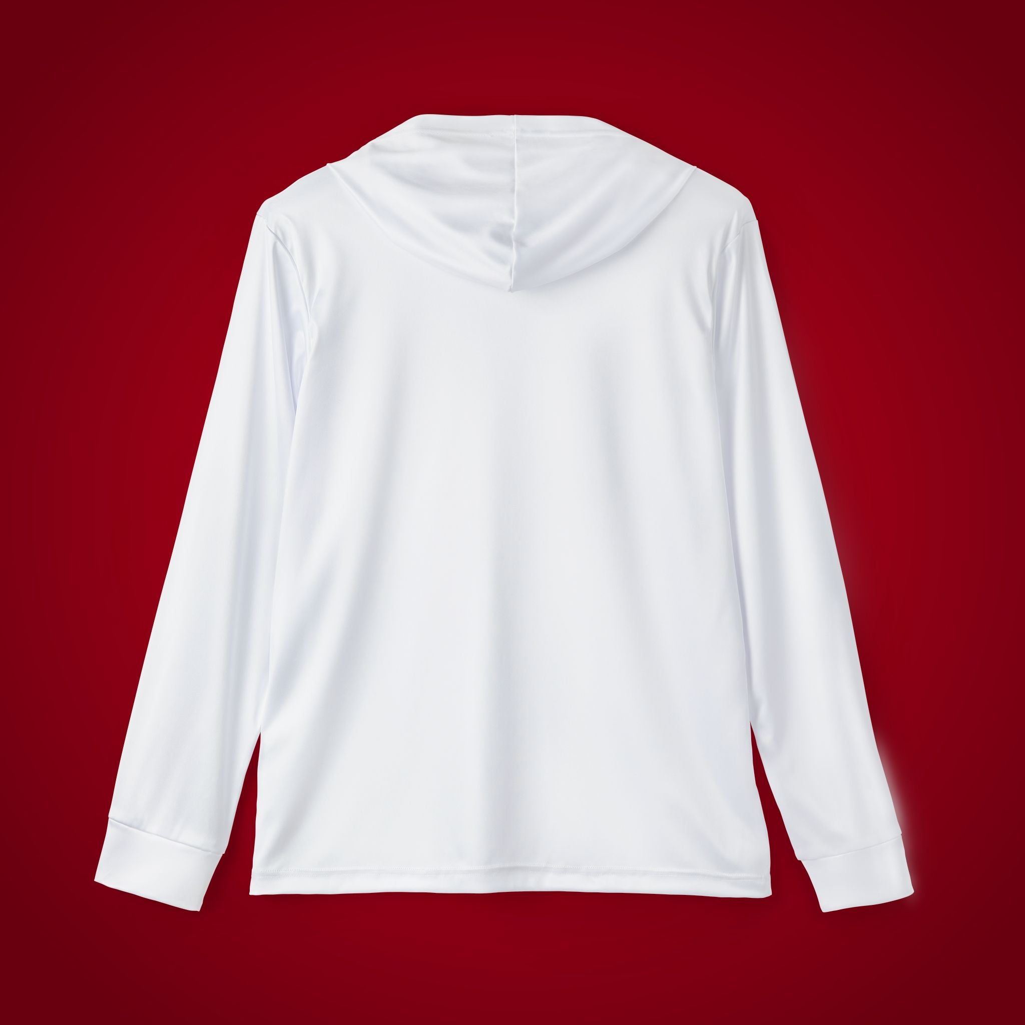 White warm up sweater