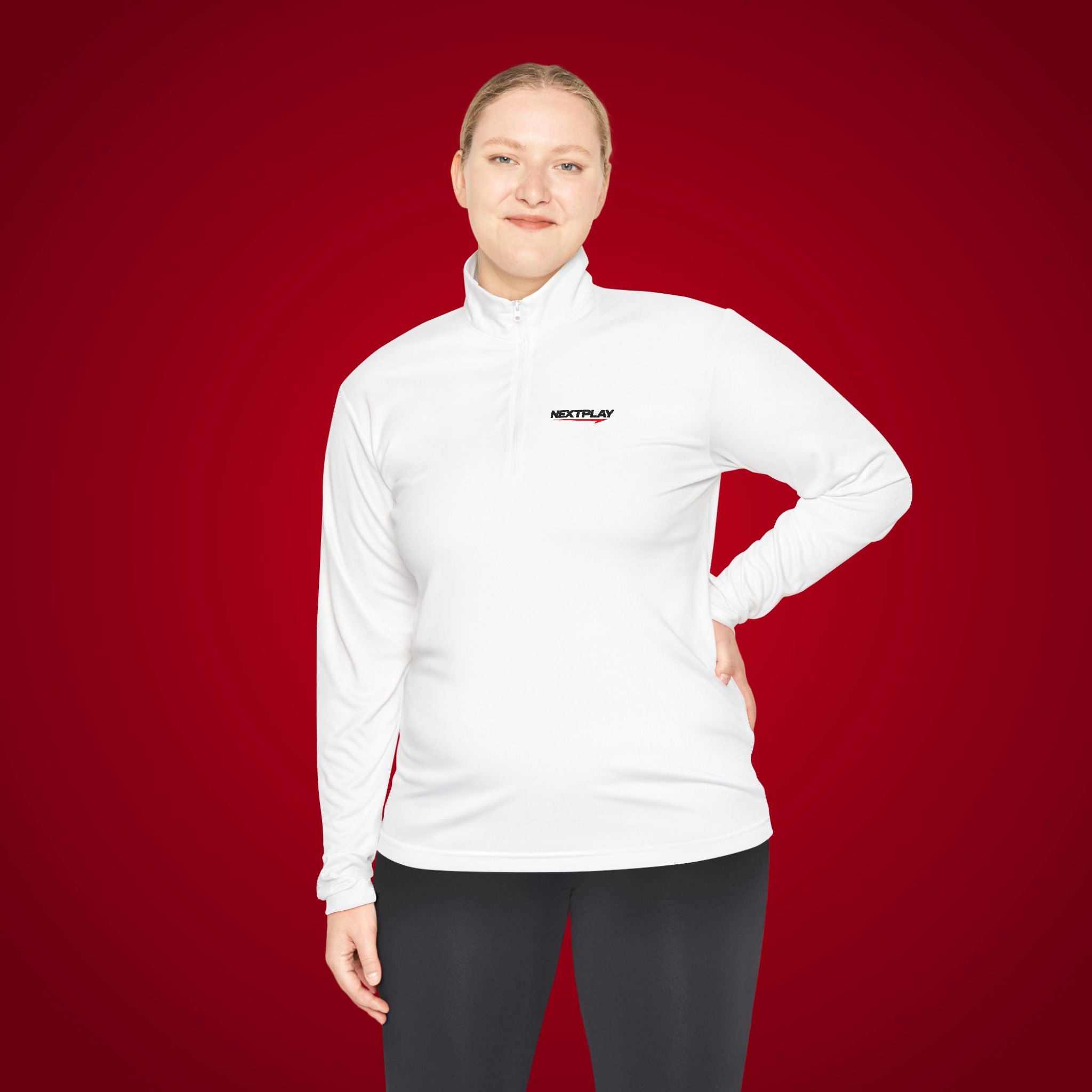 Sports Quarter-Zip Pullover — Performance Athletic Pullover